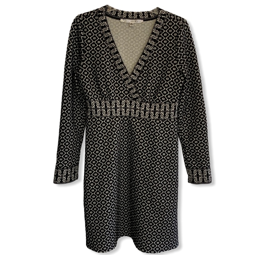 Max Studio Euc V Neck Geometric Patterned Stretch… - image 3